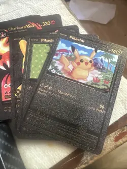 55cards/box Collector's Edition Black 55 Card Non-TCG Fan Art Pokemon - Image 4