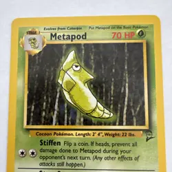 METAPOD - 81/130 - Base Set 2 - Pokemon Card - Image 2