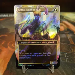 Kefka, Court Mage (0543) (Borderless) (Surge Foil) Final Fantasy MTG Foil - Image 4