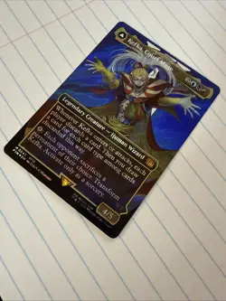 Kefka, Court Mage (0543) (Borderless) (Surge Foil) Final Fantasy MTG Foil - Image 3