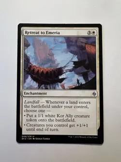Retreat to Emeria - MTG Battle for Zendikar - NM - Image 1