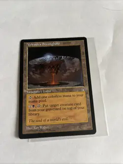 Volrath's Stronghold Tempest MTG Magic the Gathering Legendary Land - Image 1