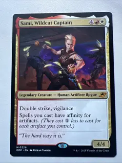 Sami, Wildcat Captain 0226 EOE NM/MT [Edge of Eternities:MTG] Pack Fresh - Image 1