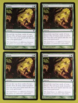 Mulch x4 Innistrad 4x Playset Magic the Gathering MTG - Image 1