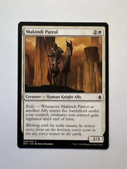 Makindi Patrol - MTG Battle for Zendikar - NM - Image 1