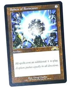 Magic the Gathering * MTG * 1 x Sphere of Resistance * Stronghold * LP - Image 1