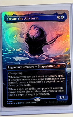 2024 MTG Magic the Gathering SLD Secret Lair Drop Foil #1683 Orvar the All Form - Image 1