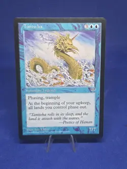 MTG Taniwha 1996 Mirage Rare LP Magic The Gathering - Image 1