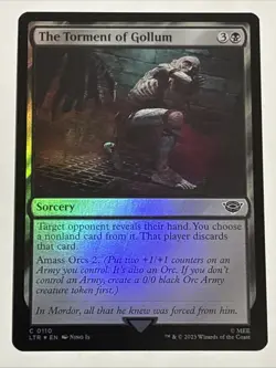 MTG Lord of the Rings The Torment of Gollum Foil 0110 NM - Image 1