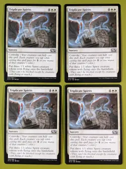 Triplicate Spirits x4 Magic 2015 Core Set M15 4x Playset Magic the Gathering MTG - Image 1