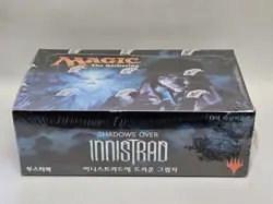 MTG KOREAN Shadows Over Innistrad Booster Box - Torn Shrinkwrap - Free Shipping! - Image 1