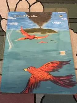 MTG Bird Of Paradise 6th Edition Altered Full Art - Image 1