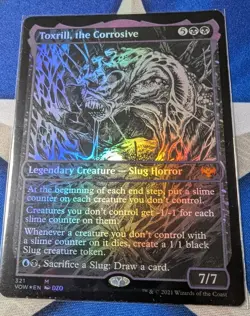 Toxrill, The Corrosive Showcase Foil MTG VOW Crimson Vow - Image 1
