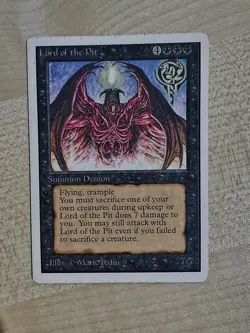 MTG Lord of the Pit Unlimitdd MP+ Magic the Gathering - Image 1