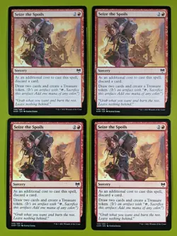 Seize the Spoils x4 Kaldheim 4x Playset Magic the Gathering MTG - Image 1