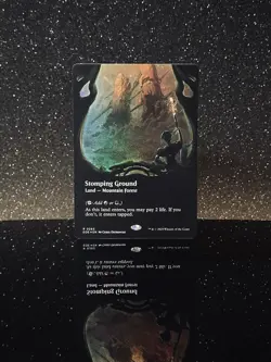 Stomping Ground #283 EOE R (Borderless) (FOIL) MTG Edge of Eternities - Image 1