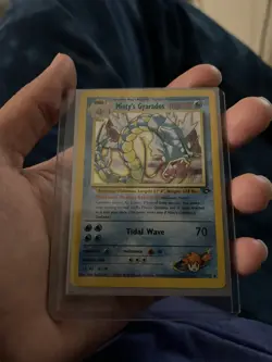 2000 POKEMON GYM CHALLENGE HOLO #13 MISTY'S GYARADOS - Image 1
