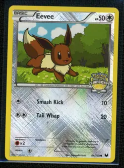 Eevee City Championship Promo Dark Explorers Pokemon 84/108 Crosshatch Holo - Image 1
