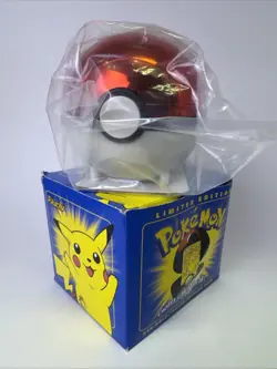 23K Gold Plated PIKACHU Trading Card 1999 Burger King Pokemon Ball SEALED - Image 1