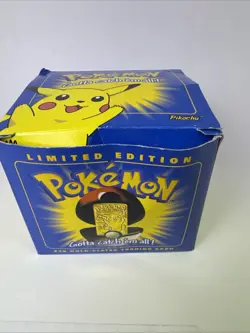 23K Gold Plated PIKACHU Trading Card 1999 Burger King Pokemon Ball SEALED - Image 2