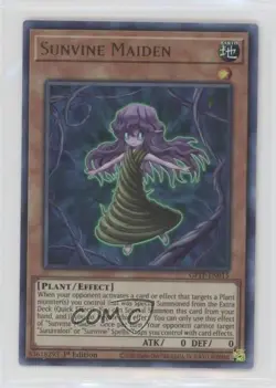 UR - Sunvine Maiden 1st Ed. YuGiOh Ghosts From The Past #GFTP-EN015 - Image 1