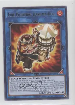Fire Fighting Daruma Doll (R) Unlimited YuGiOh Flames of Destruction #FLOD-EN051 - Image 1