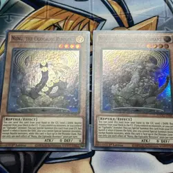 X2 Yugioh Nunu, the Ogdoadic Remnant ANGU-EN001 Super Rare 1st Ed NM 🥶 - Image 2