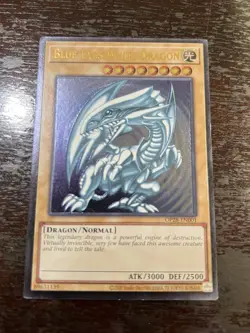 YUGIOH Blue-Eyes White Dragon OP28-EN001 Ultimate Rare - Image 1