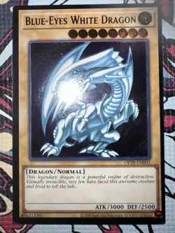 YUGIOH Blue-Eyes White Dragon OP28-EN001 Ultimate Rare - Image 2