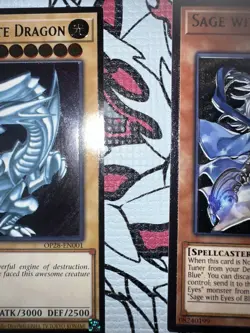 YUGIOH Blue-Eyes White Dragon OP28-EN001 Ultimate Rare - Image 5