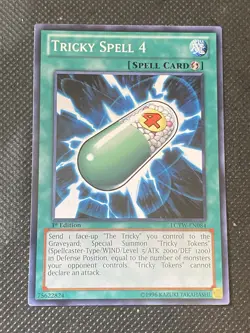 YuGiOh! - Tricky Spell 4 LCYW-EN084 Common 1st Edition Near Mint - Image 1