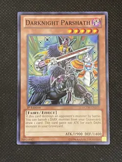YuGiOh! - Darknight Parshath LCYW-EN213 Common 1st Edition Near Mint - Image 1