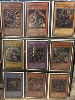 Yugioh Vintage Lot! Dark Paladin, Dark Magician, Dark Magician Girl Favorites!! - Image 1