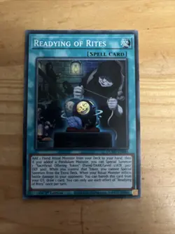 Readying of Rites DUAD-EN086 Super Rare 1st Edition YuGiOh TCG Card - Image 1