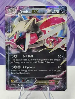 Pokemon Card TCG Yveltal-EX Shiny Kalos Tins XY150 Holo Black Star Promo 2016 - Image 1
