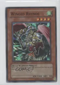 Winged Rhynos (Special Edition) YuGiOh Force of the Breaker Limited Promo READ - Image 1