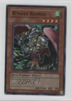 Winged Rhynos (Special Edition) YuGiOh Force of the Breaker Limited Promo 2007 - Image 1