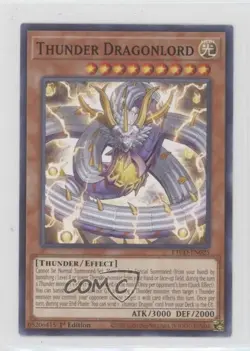 Thunder Dragonlord 1st Ed. YuGiOh Eternity Code #ETCO-EN025 - Image 1