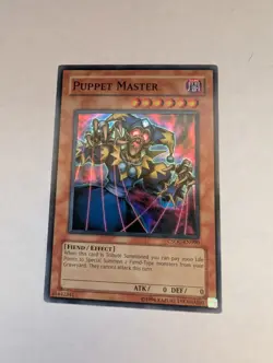 Yugioh Puppet Master CSOC-EN090 Super Rare Unlimited Edition NM - Image 1