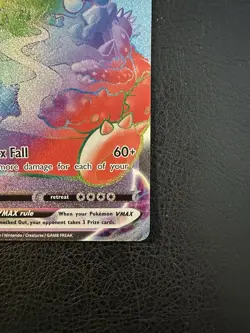 Pokemon TCG Snorlax VMAX Holo Secret Rare Card Sword & Shield Base Set 206/202 - Image 2