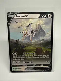 Pokemon Arceus v TCG Card Sword And Shield Shield 281 - Image 1