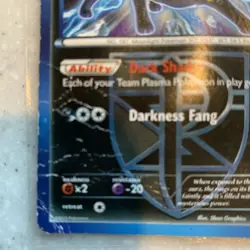 Pokemon TCG: Umbreon Team Plasma 64/116 Plasma Freeze - HP Damaged Rare Card - Image 2