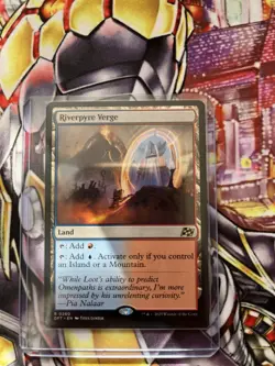 Magic: The Gathering Riverpyre Verge Aetherdrift Rare Card - Image 1