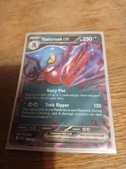 Pokemon Card Toxicroak Ex - Image 2