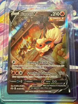 1x Flareon V SWSH179 Alt Full Art Holo Promo Pokemon Card * New * - Image 1
