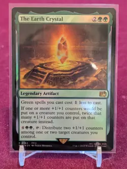 The Earth Crystal - FOIL - Final Fantasy FIN - NM MTG - Magic The Gathering - Image 1