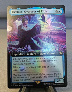 MTG Hermes, Overseer of Elpsis Extended Art Foil 0141 - Image 1