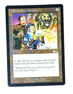 Magic the Gathering * MTG * 1 x Quicksilver Amulet * Urza's Legacy * LP - Image 1