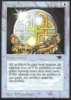 MTG English Energy Flux NM Normal Antiquities - Image 1