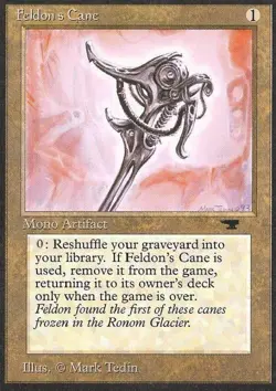 MTG English Feldon's Cane Light Play Normal Antiquities - Image 1